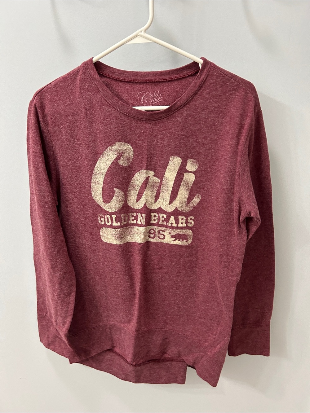 Cold Crush Maroon Graphic Sweatshirt